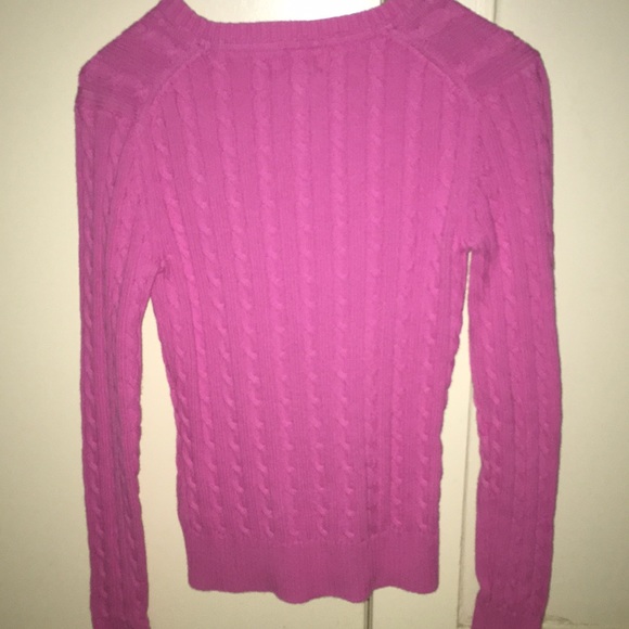 🌸🌸PINK Lilly Pulitzer Crew Cable XS Sweater 🌸🌸 - Picture 3 of 3